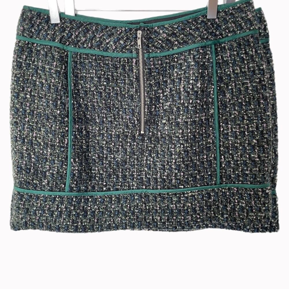 NWT J. Crew Factory Tweed Mini Skirt Sz 10 - Picture 2 of 4